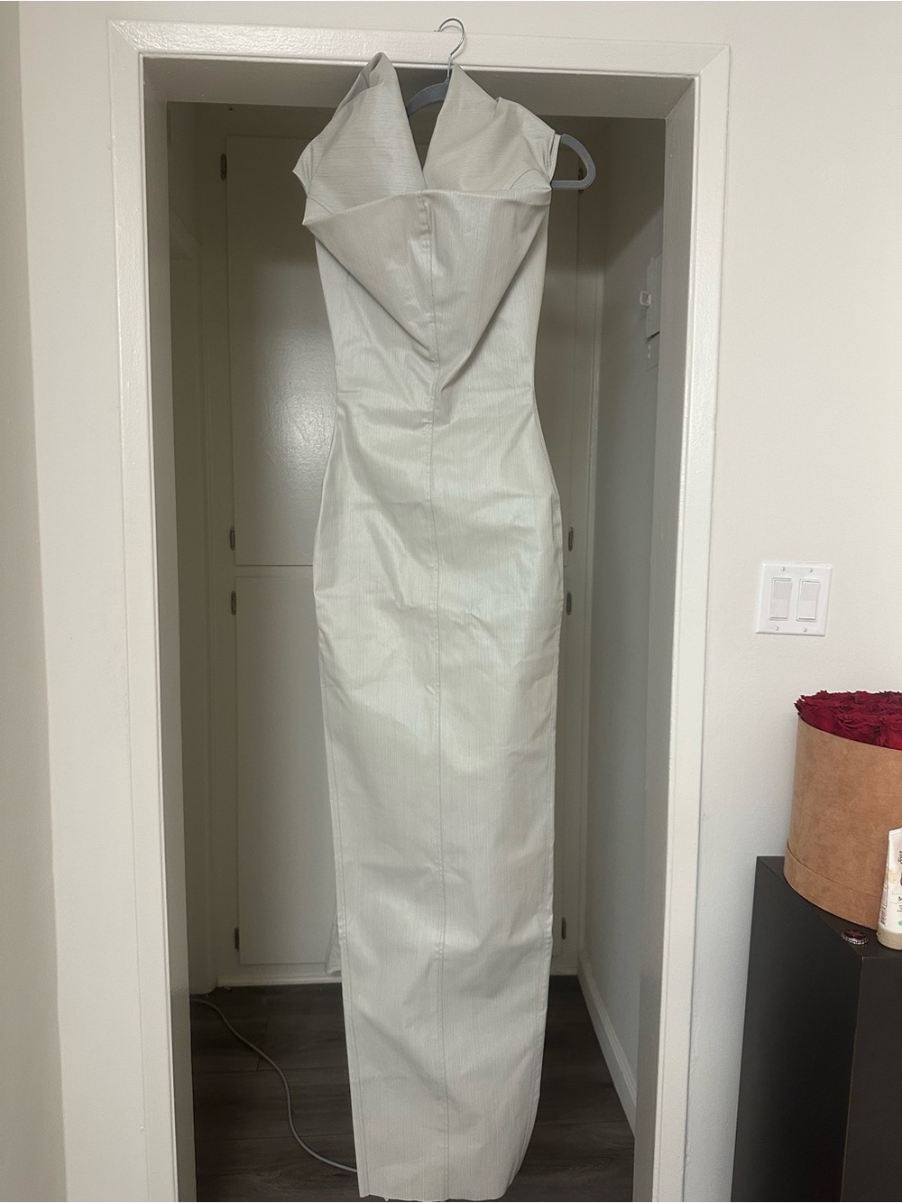 Rick Owens White Gown Maxi Dress - Picture 3 of 4
